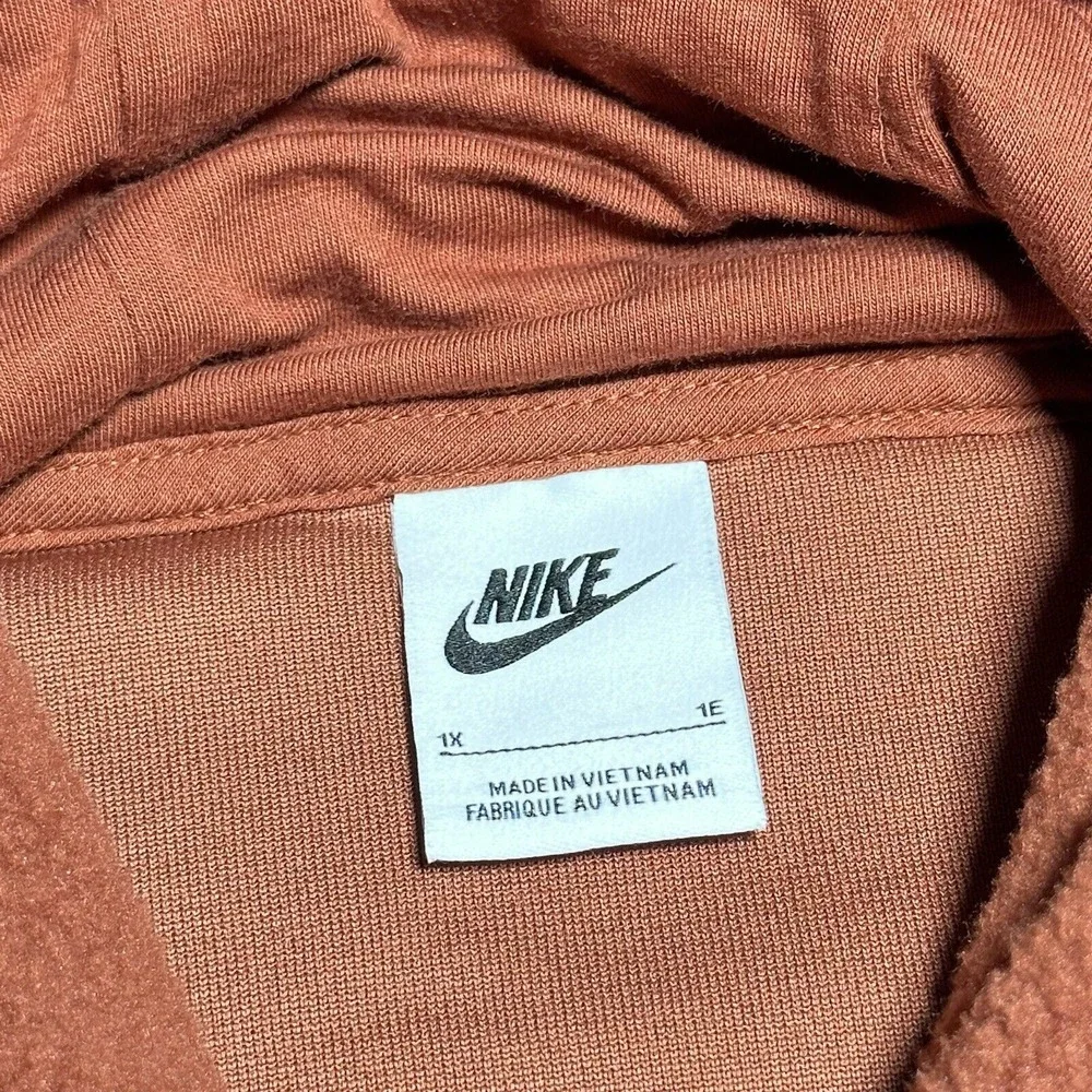 Nike Sportswear Center Swoosh Sherpa Fleece Oversized Fit‎ Hoodie Womens Size 1X
